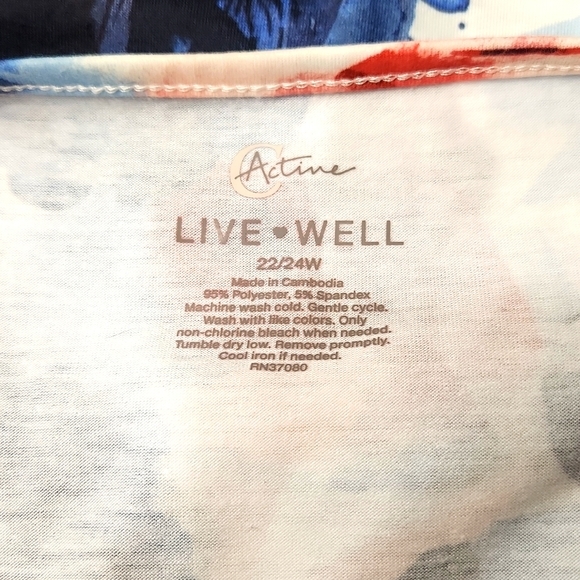 NWOT Cato's Active Live Well Top - Picture 8 of 10